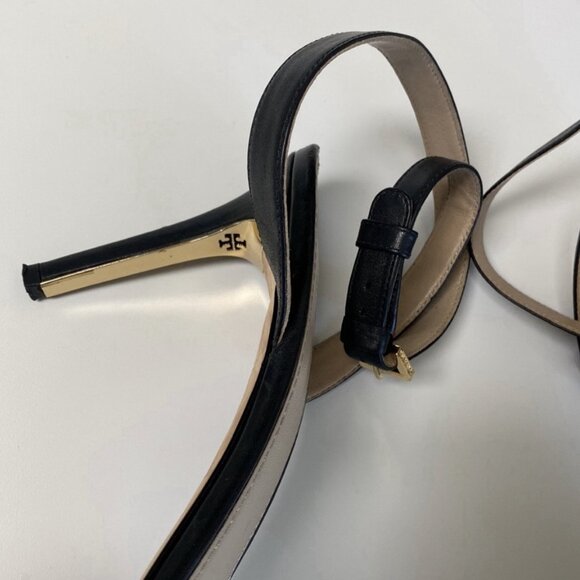 Tory Burch Black Elana Strappy Sandals - Picture 3 of 5